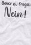 KIDSWORLD T-shirt Bevor Du fragst: NEIN! - Thumbnail 4