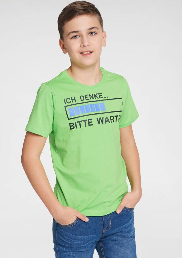 KIDSWORLD T-shirt ICH DENKE...BITTE WARTEN