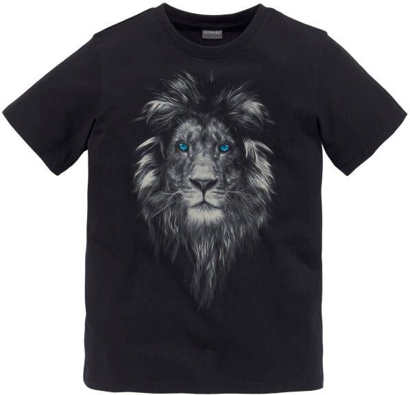 KIDSWORLD T-shirt LION WITH BLUE EYES