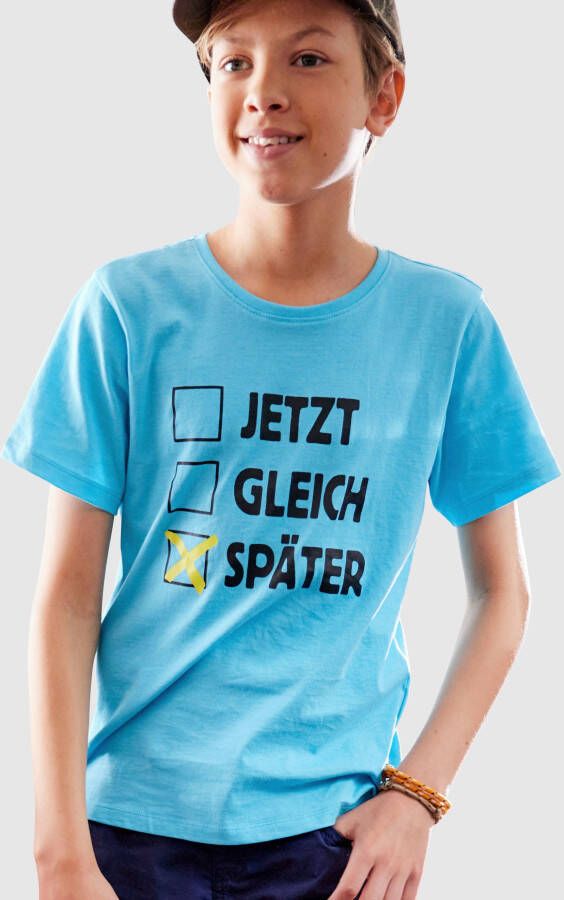 KIDSWORLD T-shirt SPÄTER quote