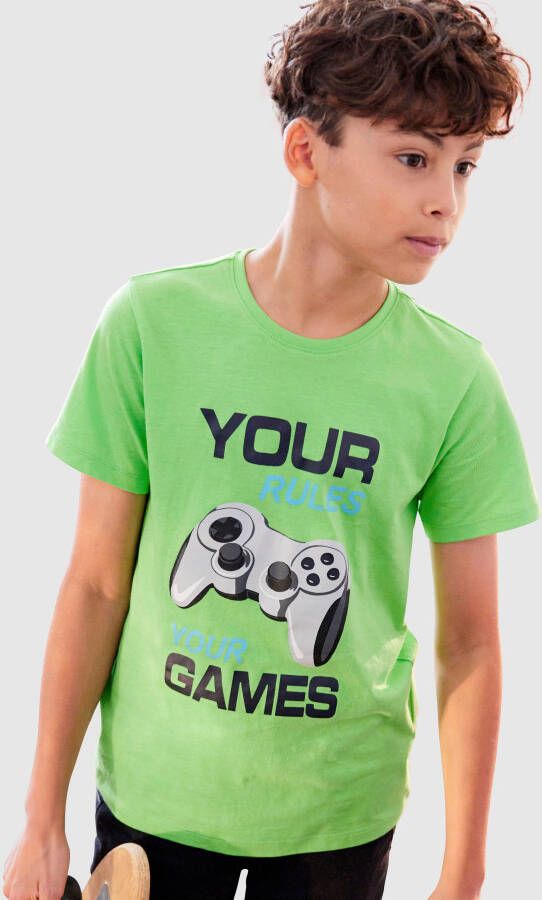 KIDSWORLD T-shirt YOUR RULES YOUR GAMES