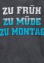 KIDSWORLD T-shirt ZU FRÜH ZU MÜDE... - Thumbnail 4