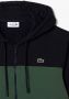 Lacoste Heren Color Block Sweatshirt Sh1416 Zwart Heren - Thumbnail 2