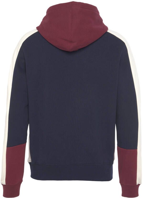 Lacoste Gedurfde Color Block Hoodie Blue Heren