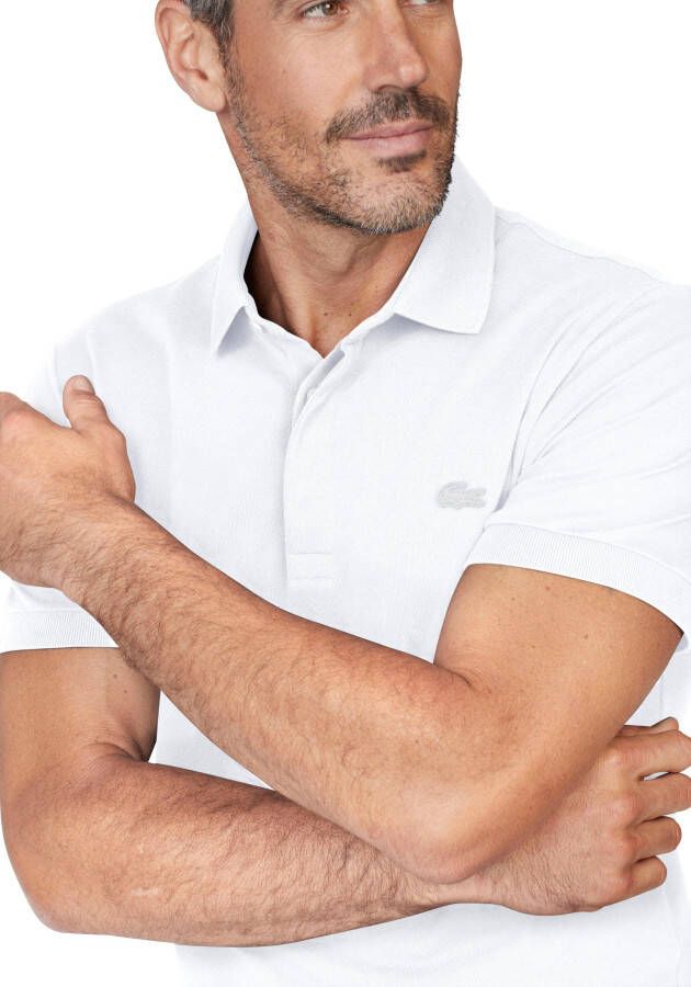 Lacoste Poloshirt Paris met verborgen knoopsluiting (1-delig)