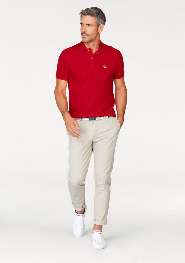 Lacoste Poloshirt met knopen in parelmoer-look (1-delig)