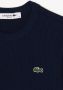 Lacoste Dames Katoenen T-Shirt Tf5538 Blauw Dames - Thumbnail 4