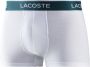 Lacoste Cotton Stretch Tripack Boxershorts Grijs Zwart Wit White Heren - Thumbnail 11