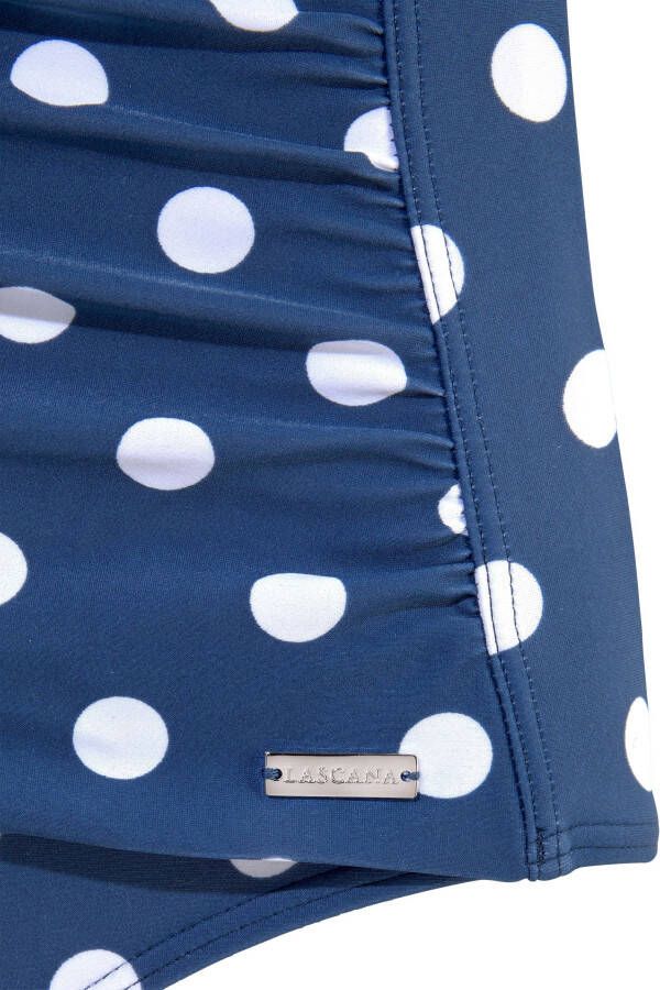 Lascana Badpak in stippendesign met een modellerend effect