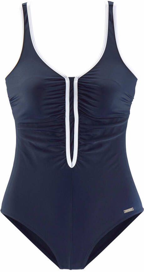 Lascana Badpak met contrastpaspel en modellerend effect