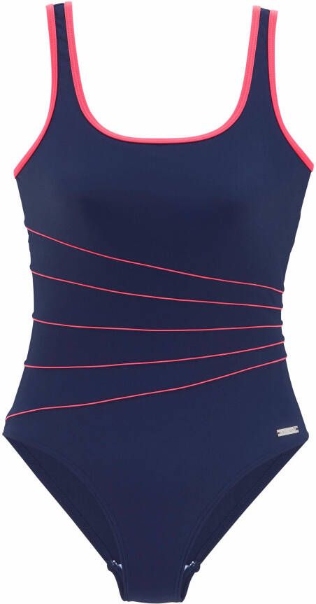 Lascana Badpak met contrastpaspels en modellerend effect