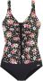 Lascana Badpak met gebloemde print en modellerend effect - Thumbnail 2