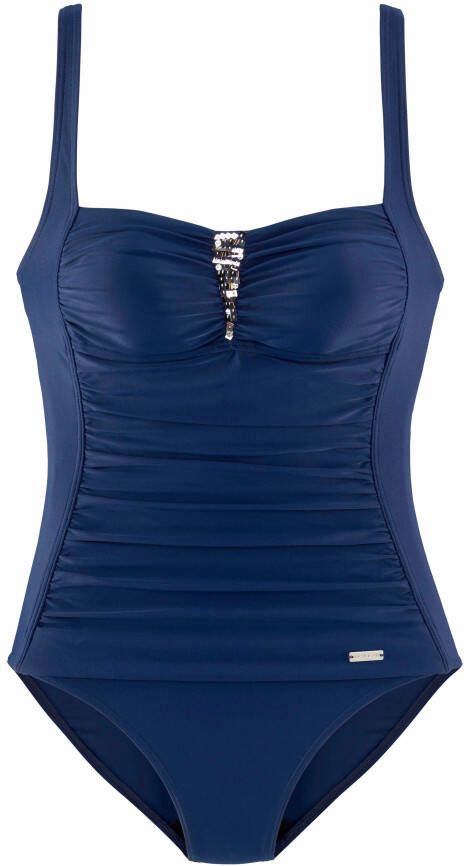 Lascana Badpak met paillettengarnering en modellerend effect