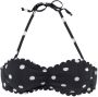 Lascana Bandeau-bikinitop Jada met schulprandjes en stippeltjesprint - Thumbnail 2