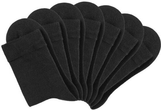 Lascana Basic sokken in kleurrijke mêleekleuren (set 7 paar)