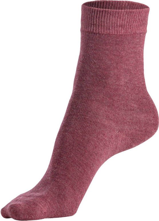 Lascana Basic sokken in kleurrijke mêleekleuren (set 7 paar)