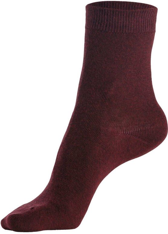 Lascana Basic sokken in kleurrijke mêleekleuren (set 7 paar)