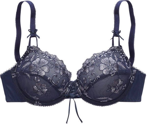 Lascana Beugel-bh WANDA met siersluiting en borduurkant dessous