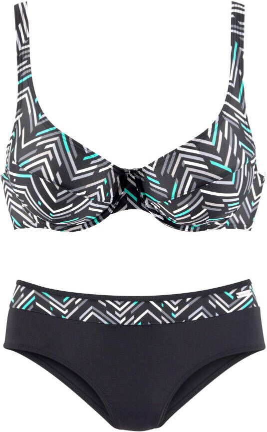 Lascana Beugelbikini grafisch printdesign