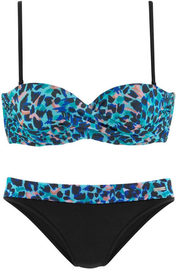 Lascana Beugelbikini in bandeaumodel in animaldesign