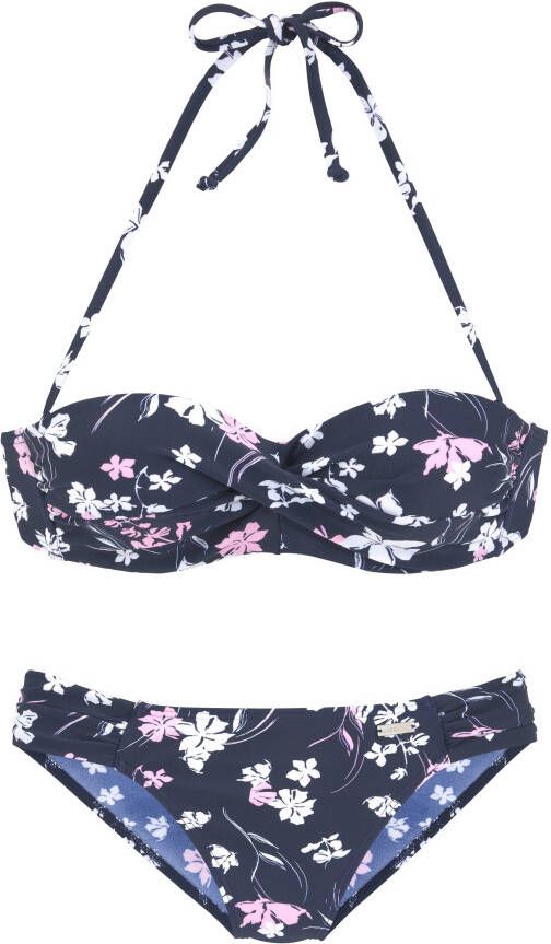 Lascana Beugelbikini in bandeaumodel in wikkel-look