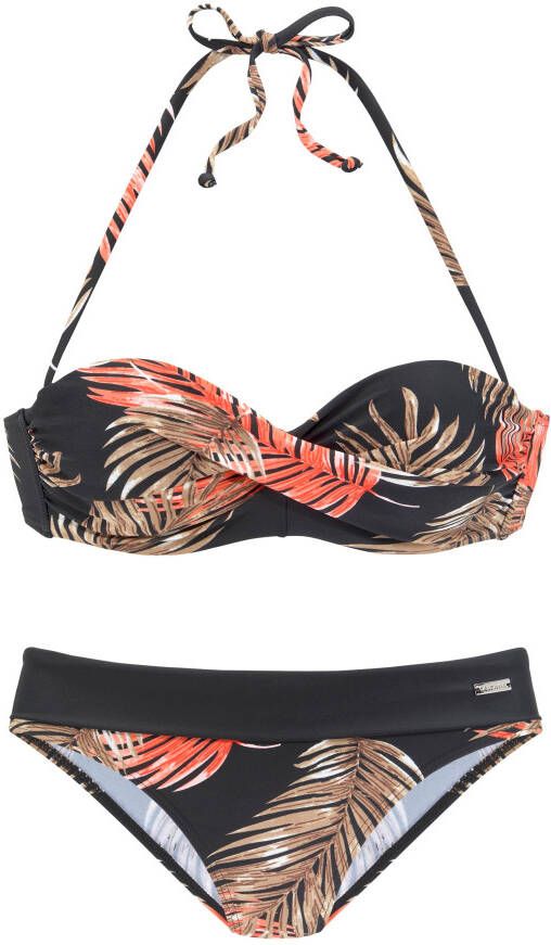 Lascana Beugelbikini in bandeaumodel met afneembare bandjes