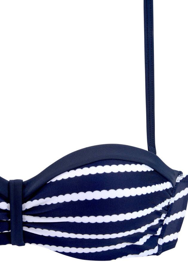 Lascana Beugelbikini in bandeaumodel met bandjes die op verschillende manieren te dragen zijn