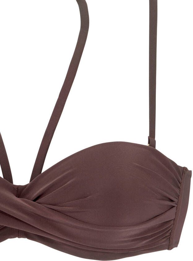 Lascana Beugelbikini in bandeaumodel met bandjes die op verschillende manieren te dragen zijn