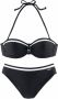 Lascana Beugelbikini in bandeaumodel met contrastdetails - Thumbnail 2