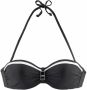 Lascana Beugelbikini in bandeaumodel met contrastdetails - Thumbnail 3