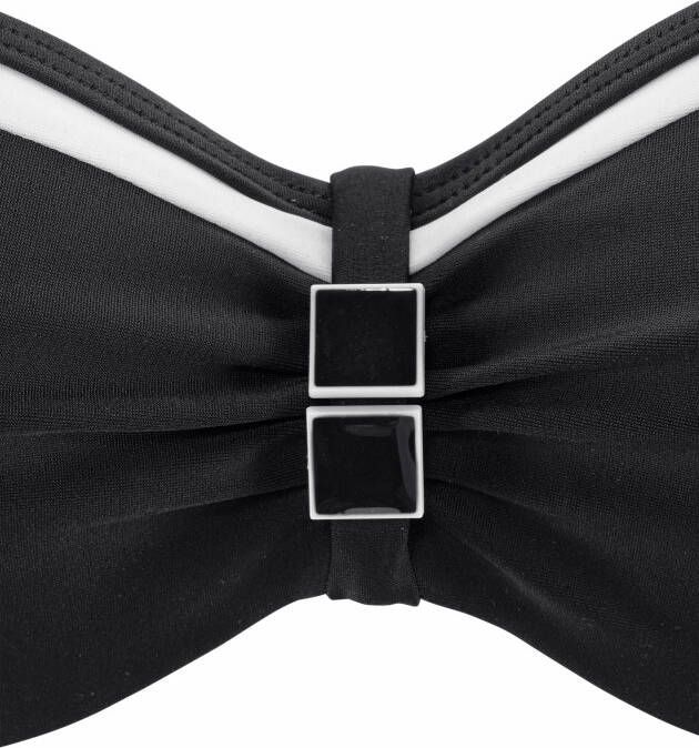 Lascana Beugelbikini in bandeaumodel met contrastdetails