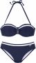 Lascana Beugelbikini in bandeaumodel met contrastdetails - Thumbnail 2