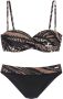 Lascana Beugelbikini in bandeaumodel met dierenprint - Thumbnail 2