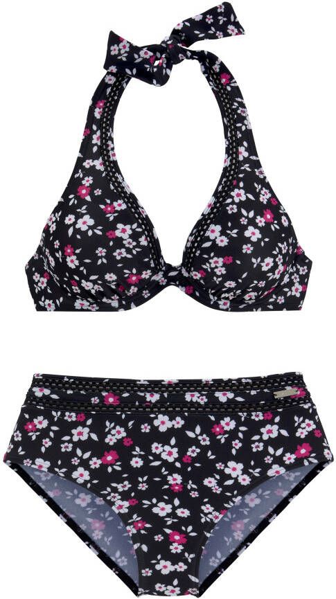 Lascana Beugelbikini met ajourrand
