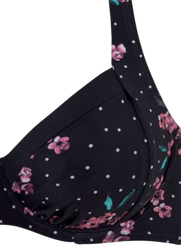 Lascana Beugelbikini met gebloemde print