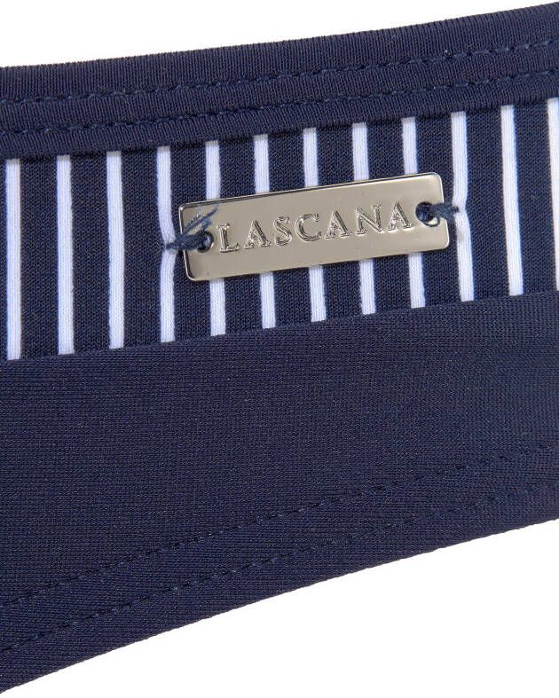 Lascana Beugelbikini met gestreepte inzetten