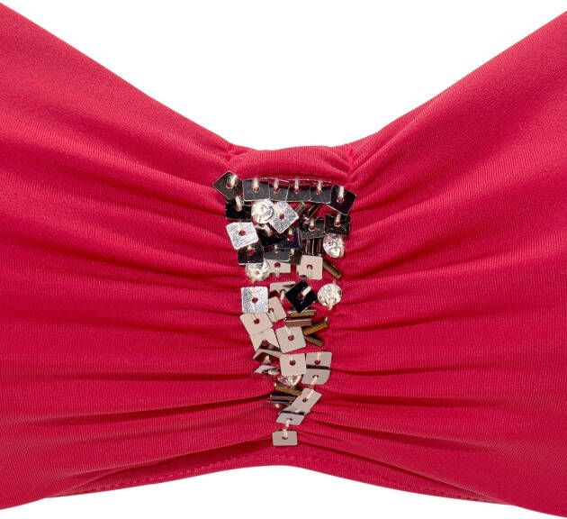 Lascana Beugelbikini met paillettengarnering