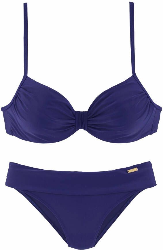 Lascana Beugelbikini met plooien bij de cups - Foto 2