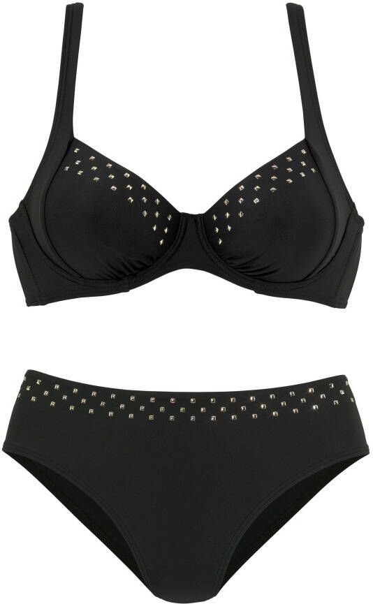 Lascana Beugelbikini met sierstuds