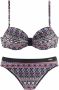 Lascana Beugelbikini met unikleurige lus tussen de cups - Thumbnail 2
