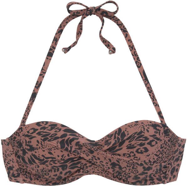 Lascana Beugelbikinitop in bandeaumodel ASHA in animaldesign - Foto 4