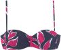 Lascana Beugelbikinitop in bandeaumodel Cataleya in blaadjes-design (1 stuk) - Thumbnail 2
