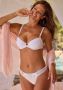 Lascana Bh met halterbandjes met voorklep en kant in een glanzend bronzen tint - Thumbnail 9