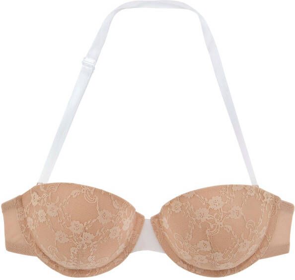 Lascana Bh met steuncups met transparante achterkant en afneembare halternek - Foto 4