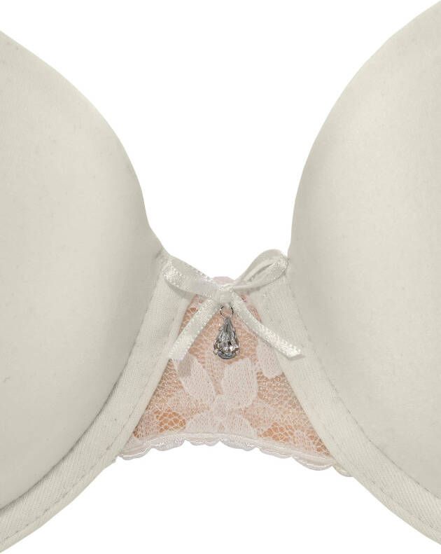 Lascana Bh met steuncups met rug van gebloemde elastische kant dessous - Foto 5