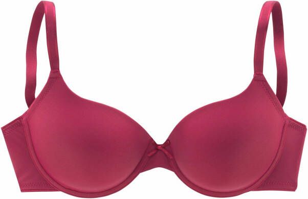 Lascana Bh met steuncups Ela perfect basic met beugel van zijdeachtige microvezel