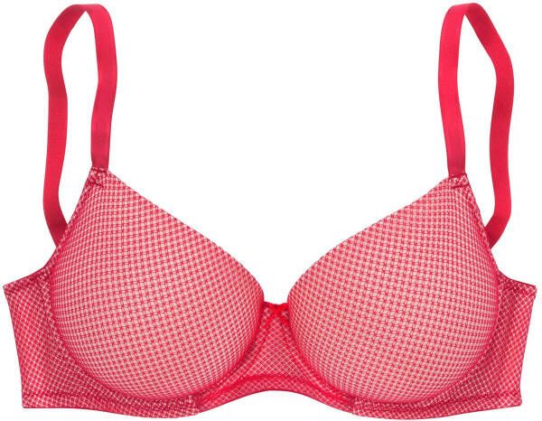 Lascana Bh met steuncups Invisible Pink met spacer-schalen perfect onder witte kleding