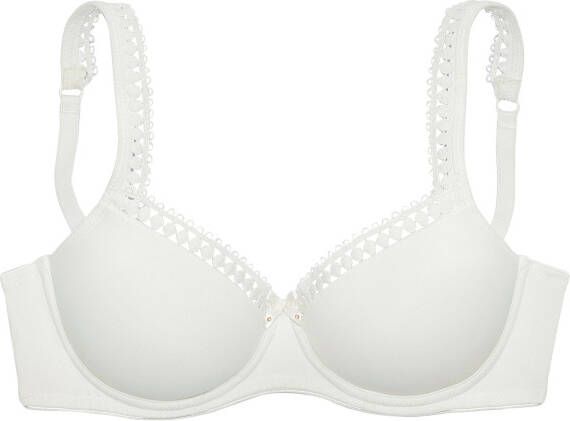 Lascana Bh met steuncups met fijne rand van geborduurd kant - Foto 2