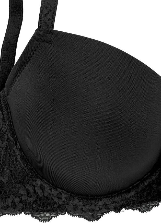 Lascana Bh met steuncups met naadloze cups en leuke kanten achterkant dessous