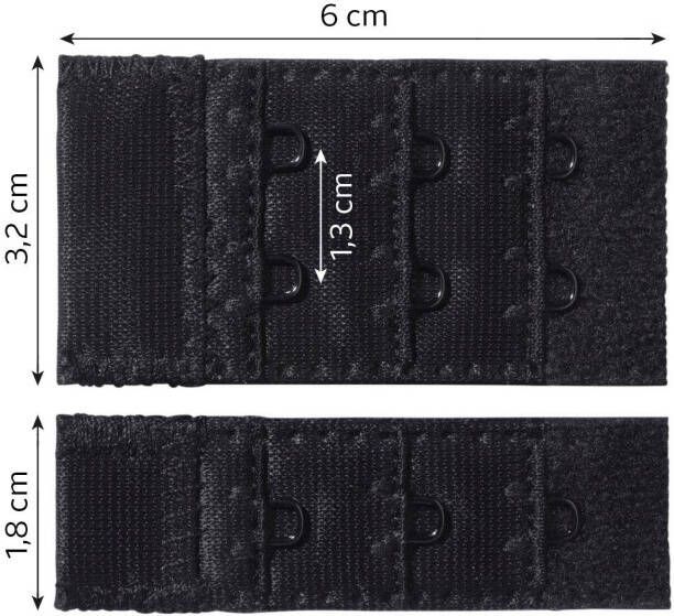 Lascana Bh-verlenging voor 1- en 2-haakssluitingen (6 stuks)